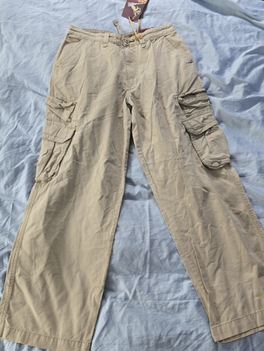 UNIONBAY Wide Leg Cargo Pants in Khaki